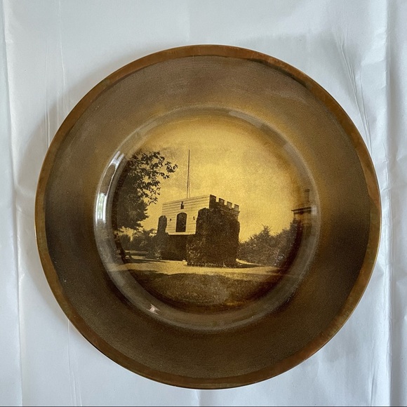 Vintage Antique VTG Ridgway England Plate Upper Fort Garry Gate Winnipeg Canada - Picture 2 of 7